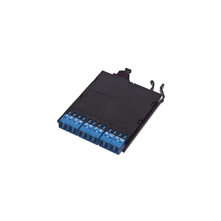 Corning 12-FIBER PRETIUM EDGE MODULE, (6) LC DUPLEX TO PINNED MTP ECM-UM12-04-89G